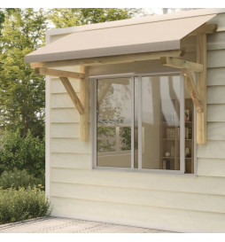 Auvent de porte 150x100x100...
