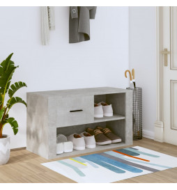 Armoire à chaussures Gris...