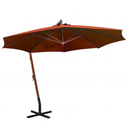 Parasol suspendu avec mât...