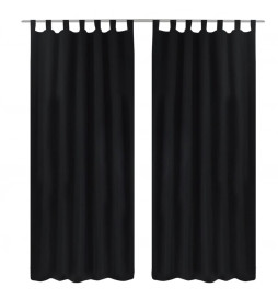 2 pcs Rideau à Passant...