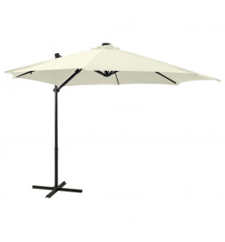 Parasol déporté avec mât et...