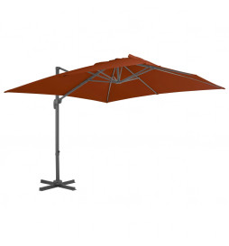 Parasol déporté avec mât en...