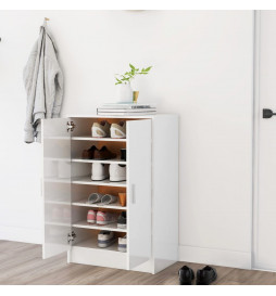 Armoire à chaussures Blanc...