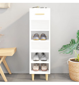 Armoire à chaussures Blanc...