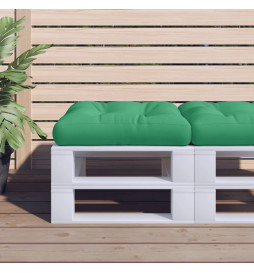 Coussin de palette vert...