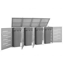 Abri pour quatre poubelles...