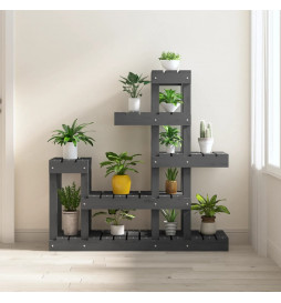 Support à plantes Gris...