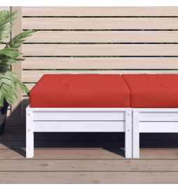 Coussin de palette rouge...