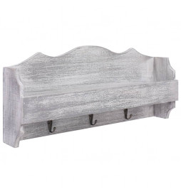 Porte-manteau mural Gris...
