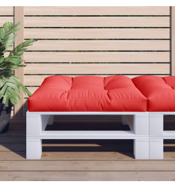 Coussin de palette rouge...