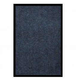Paillasson rayé Bleu 80x120 cm