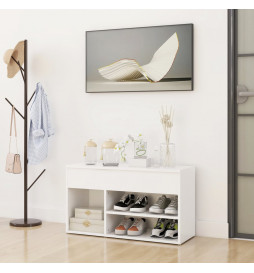 Banc à chaussures Blanc...