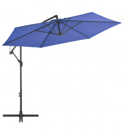 Parasol déporté avec mât en...