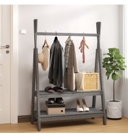 Porte-vêtements Gris...