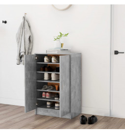 Armoire à chaussures Gris...