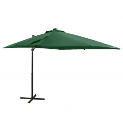 Parasol déporté avec mât et...