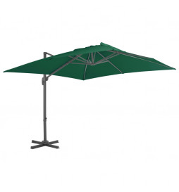 Parasol déporté avec mât en...