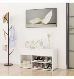 Banc à chaussures Blanc...