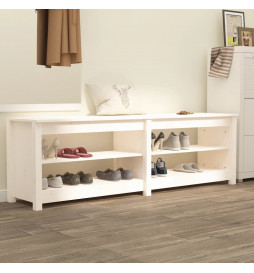 Banc à chaussures Blanc...