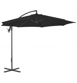Parasol déporté avec mât en...