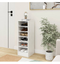 Armoire à chaussures Blanc...