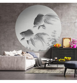 WallArt Papier peint cercle...