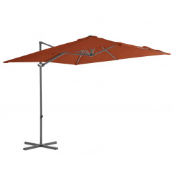 Parasol déporté avec mât en...