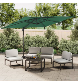 Parasol déporté avec mât en...