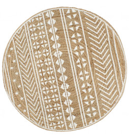 Tapis fait à la main Jute...