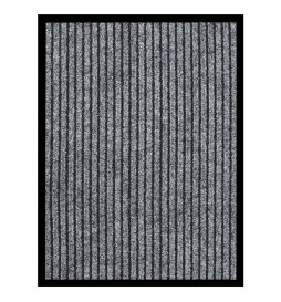 Paillasson rayé Gris 40x60 cm