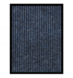 Paillasson rayé Bleu 40x60 cm