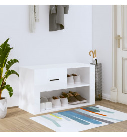Armoire à chaussure Blanc...