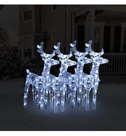 Rennes de Noël 4 pcs 160...