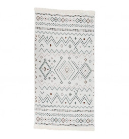 Tapis Beige et bleu 80x150...