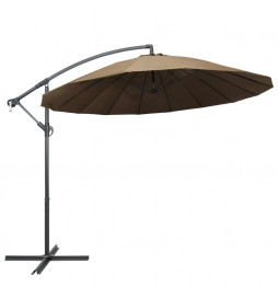 Parasol suspendu Taupe 3 m...
