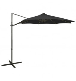 Parasol déporté avec mât et...