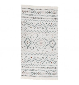 Tapis Beige et bleu 100x200...