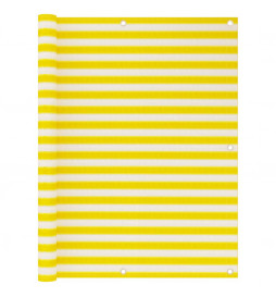 Écran de balcon Jaune et...