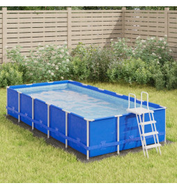 Bâche de piscine gris clair...