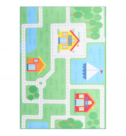 Tapis imprimé Multicolore...