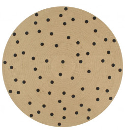 Tapis fait à la main Jute...