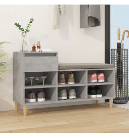 Armoire à chaussures Gris...