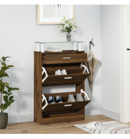 Armoire à chaussures Chêne...