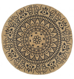 Tapis fait à la main Jute...