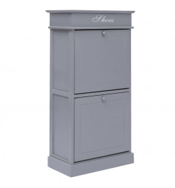 Armoire à chaussures Gris...