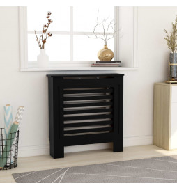 Cache-radiateur MDF Noir 78 cm