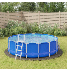 Bâche de piscine gris clair...