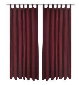 2 pcs Rideau à Passant...