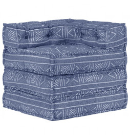 Pouf modulaire Indigo Tissu