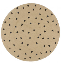 Tapis fait à la main Jute...